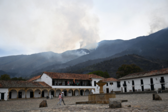 Incendio forestal en Villa de Leyva está controlado en 75%